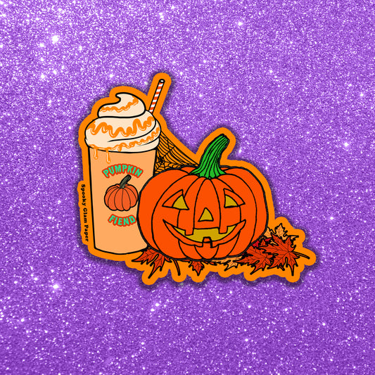 Pumpkin Fiend Sticker