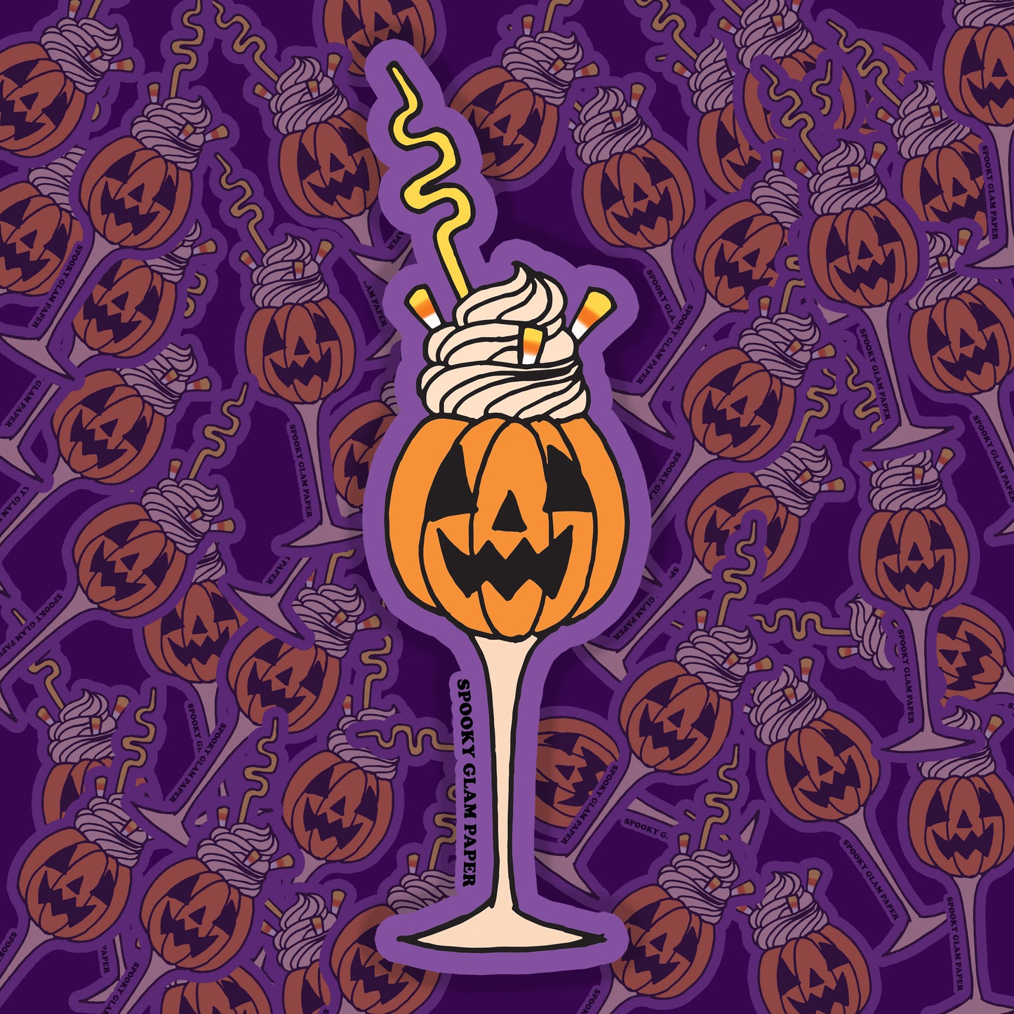 Pumpkin Martini Sticker