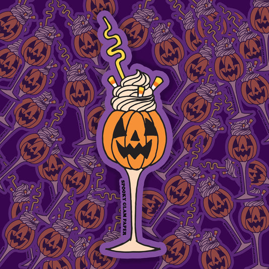 Pumpkin Martini Sticker