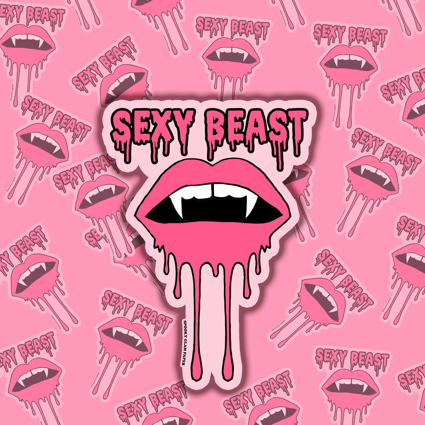 Melting Vampire Sticker