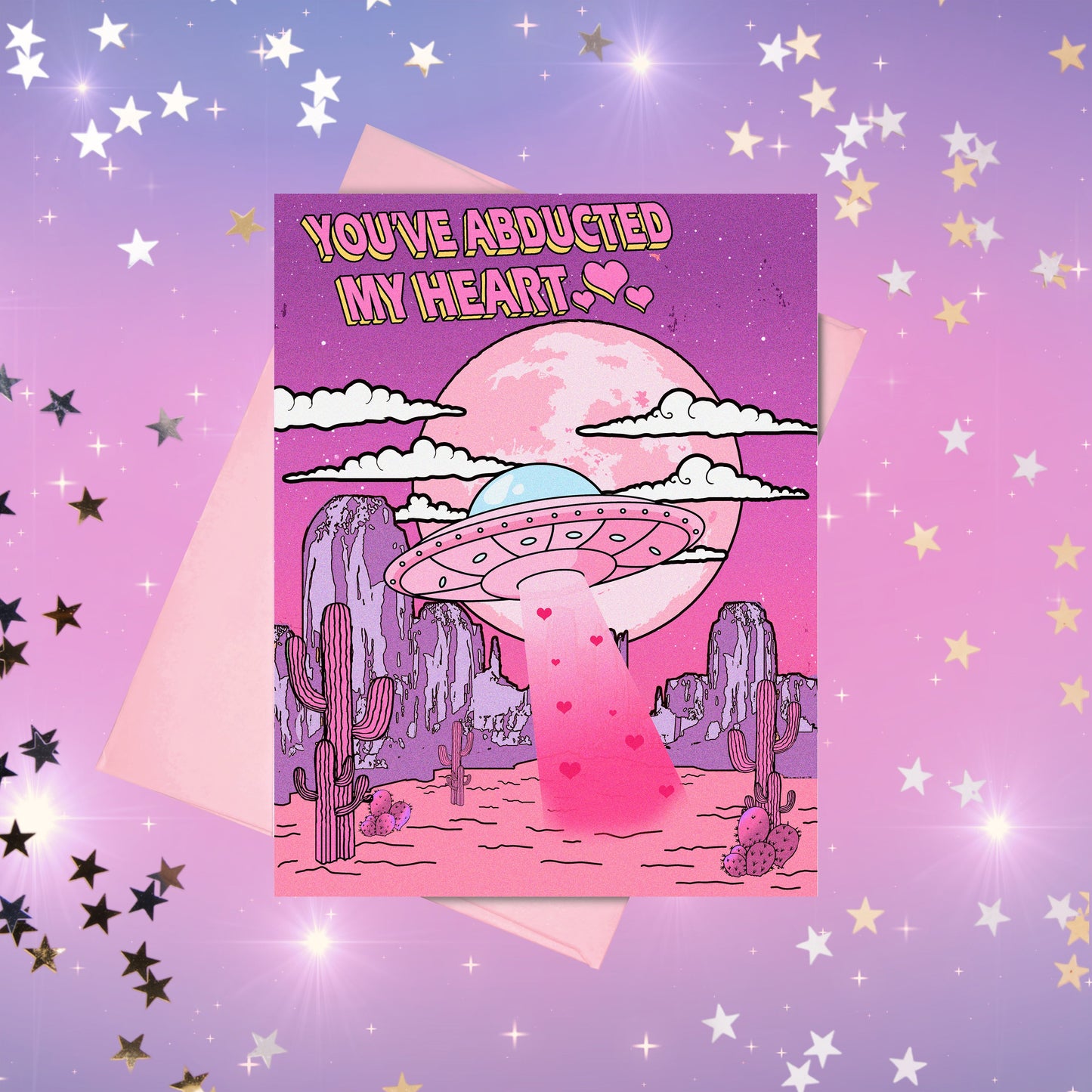 You've Abducted My Heart Halloween Card