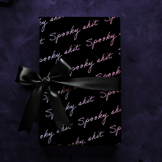 Spooky Shit Gift Wrap Sheets