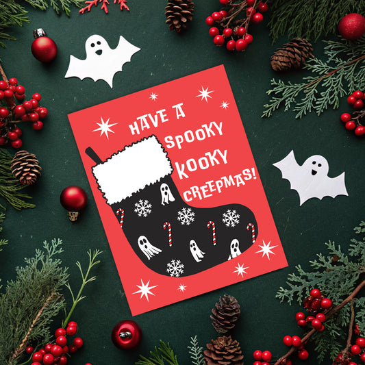 Spooky Kooky Creepmas Card