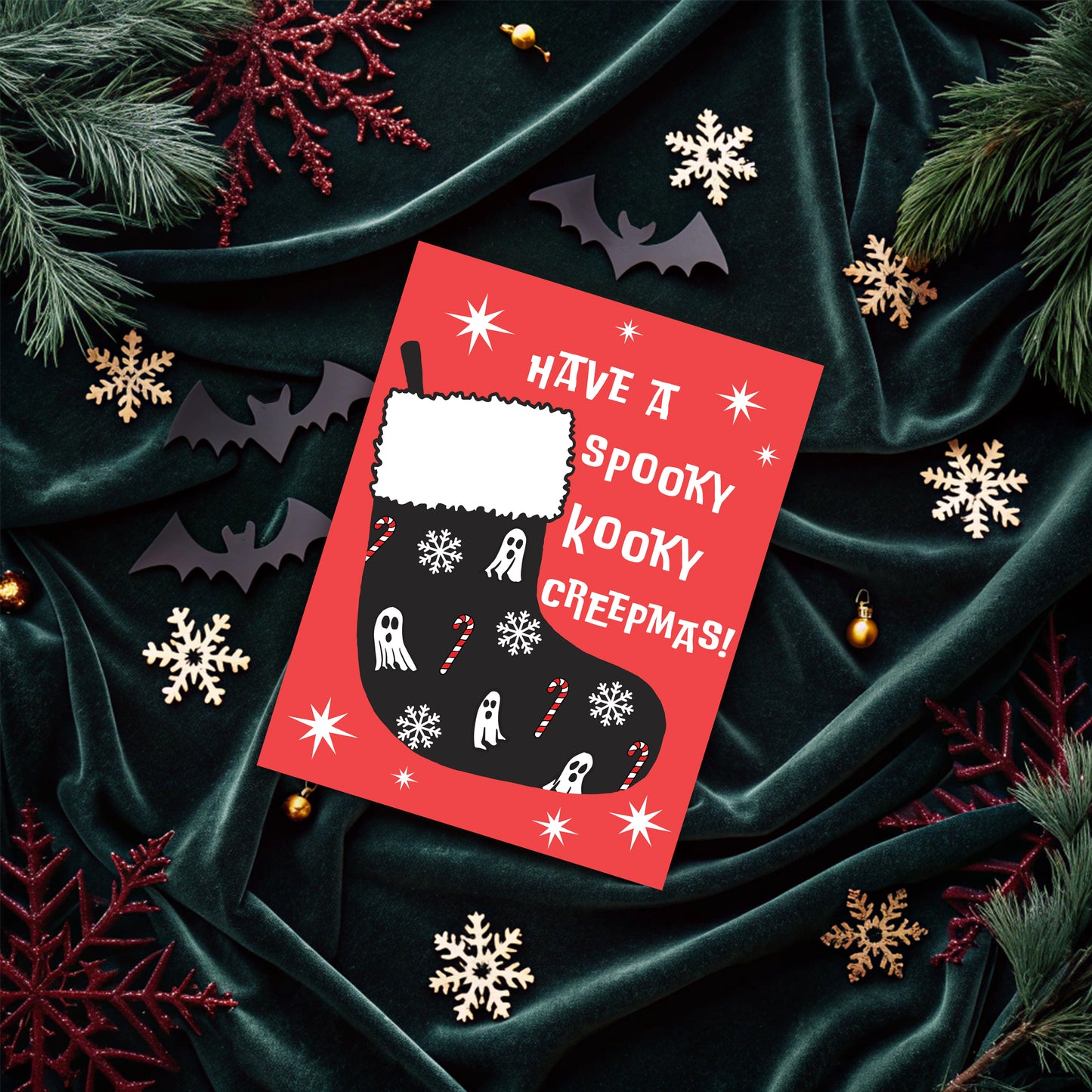 Spooky Kooky Creepmas Card