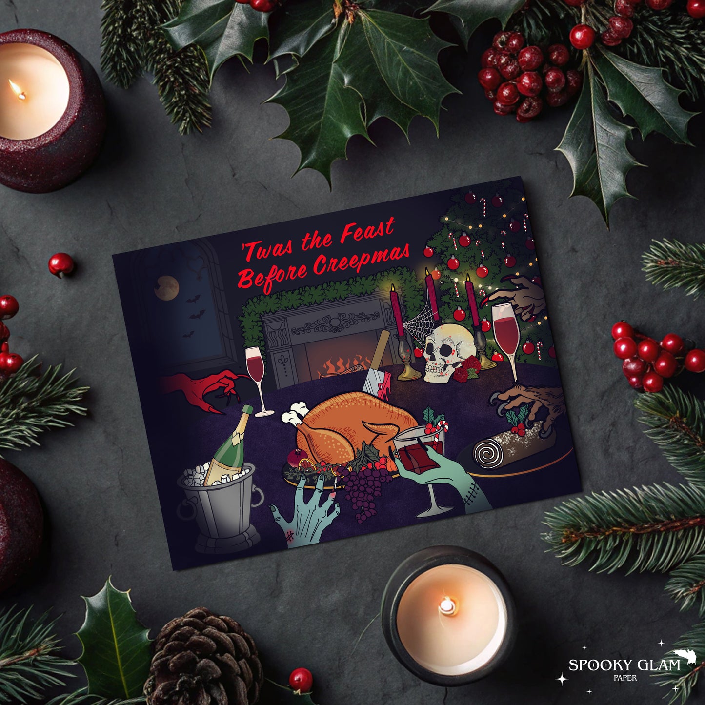Creepmas Feast Card