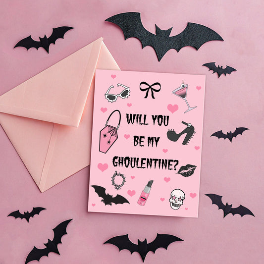 Will You Be My Ghoulentine? Galentine's Day Card