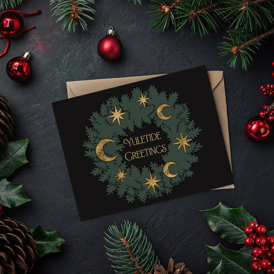 Yuletide Greetings Christmas Card