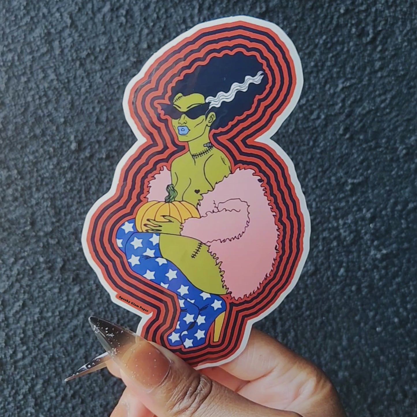 Zombie Babe Sticker